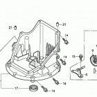 HRB216 HXA LAWN MOWER, USA, VIN# MAAA-1000001 Маслянный поддон