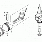 HRC216K2 HXA LAWN MOWER, USA, VIN# MAKA-1000001 Crankshaft + Piston (hxa, Hxc)