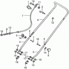 HRM195 PA LAWN MOWER, USA, VIN# MZBV-6000001 Руль