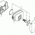 HRC216K2 HXA LAWN MOWER, USA, VIN# MAKA-1000001 Muffler (hxa, Hxc)