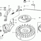 HR195 PDA LAWN MOWER, USA, VIN# MZAK-6000001 Hr195pdaflywheel