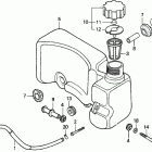 HRA216 SXA LAWN MOWER, JPN, VIN# MACR-3000001 Топливный бак