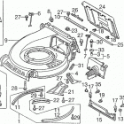 HR215 HMA LAWN MOWER, USA, VIN# MZAM-6000001 Cutter Housing