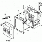 HR194 PXA LAWN MOWER, JPN, VIN# HR194-1000001 Головка цилиндра