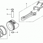 HRX217 HMA LAWN MOWER, USA, VIN# MAGA-1000001 Piston + Connecting Rod