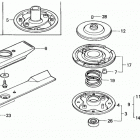 HRC216K1 HXA-A LAWN MOWER, USA, VIN# MZAN-6176481 Rotary Blade
