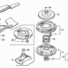 HRC216K2 HXA LAWN MOWER, USA, VIN# MAKA-1000001 Rotary Blade