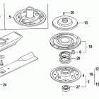 HR215 HMA LAWN MOWER, USA, VIN# MZAM-6000001 Rotary Blade