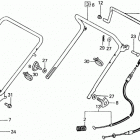 HR21K2 SXA LAWN MOWER, JPN, VIN# HR21K2-1200141 21k2 Handlebar