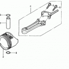 HRR216K2 TKAA LAWN MOWER, USA, VIN# MZCG-6700001 TO MZCG-6799999 Piston + Crankshaft
