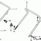 HR21 PDA LAWN MOWER, JPN, VIN# HR21-1000001 TO HR21-1051093 Handlebar (p Type)