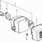HRA21 SDA LAWN MOWER, JPN, VIN# HRA21-1000001 Глушитель