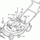 HRA21 SDA LAWN MOWER, JPN, VIN# HRA21-1000001 Наклейки предупреждения