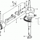 HR21 PDA LAWN MOWER, JPN, VIN# HR21-1000001 TO HR21-1051093 Crankshaft + Camshaft + Piston K