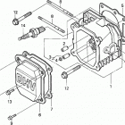 HRC216K1 HXA-A LAWN MOWER, USA, VIN# MZAN-6176481 Головка цилиндра