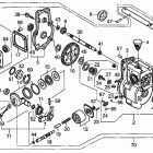 HRC216K2 HXA LAWN MOWER, USA, VIN# MAKA-1000001 Трансмиссия
