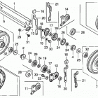 HRC216K1 HXA-A LAWN MOWER, USA, VIN# MZAN-6176481 Rear Wheel (hrc215, Hrc216, Hrc216k1)