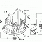 HRS216 PDA LAWN MOWER, USA, VIN# MZBZ-6000001 TO MZBZ-6067704 Маслянный поддон
