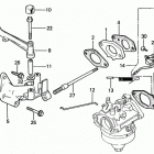 HR21 PDA LAWN MOWER, JPN, VIN# HR21-1000001 TO HR21-1051093 Control Lever + Governor