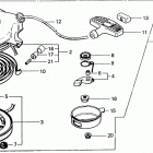 HRA21 SDA LAWN MOWER, JPN, VIN# HRA21-1000001 Ручной стартер