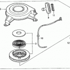 HRB215K4 HXA-A LAWN MOWER, USA, VIN# MZBA-6427367 Ручной стартер