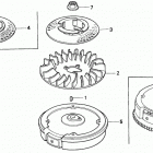 HRC216K1 HXA-A LAWN MOWER, USA, VIN# MZAN-6176481 Flywheel (1)