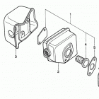 HR215K1 HXA LAWN MOWER, USA, VIN# MZAM-6200001 Глушитель