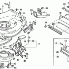 HRC216K1 HXA-A LAWN MOWER, USA, VIN# MZAN-6176481 Cutter Housing