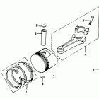 HR194 PXA LAWN MOWER, JPN, VIN# HR194-1000001 Поршни