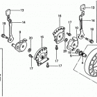 HR21 PDA LAWN MOWER, JPN, VIN# HR21-1000001 TO HR21-1051093 Rear Wheel (p Type) + Rear Adj. Panel (p Type)