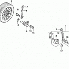 HR215 HMA LAWN MOWER, USA, VIN# MZAM-6000001 Переднее колесо