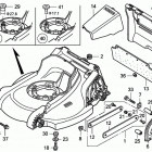 HRB216 HXA LAWN MOWER, USA, VIN# MAAA-1000001 Cutter Housing
