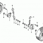 HRB215K4 HXA-A LAWN MOWER, USA, VIN# MZBA-6427367 Переднее колесо