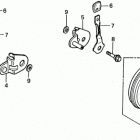 HRA21 SDA LAWN MOWER, JPN, VIN# HRA21-1000001 Front Wheel + Front Adjusting Arm
