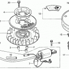 HR17 PDA LAWN MOWER, JPN, VIN# HR17-1000006 Hr17 Flywheel