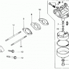 HR21-5 SDA LAWN MOWER, JPN, VIN# HR21-5-1019070 Карбюратор