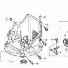 HRZ216 TDAA LAWN MOWER, USA, VIN# MAFA-1000001 Маслянный поддон