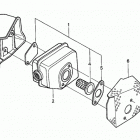 HRB215K4 HXA-A LAWN MOWER, USA, VIN# MZBA-6427367 Глушитель