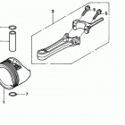 HRS216 PDA LAWN MOWER, USA, VIN# MZBZ-6000001 TO MZBZ-6067704 Piston + Crankshaft