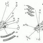 HRC216K1 HXA-A LAWN MOWER, USA, VIN# MZAN-6176481 Наклейки предупреждения