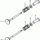 HR21 PDA LAWN MOWER, JPN, VIN# HR21-1000001 TO HR21-1051093 Valve + Valve Spring