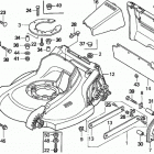 HRB215K3 HXA-A LAWN MOWER, USA, VIN# MZBA-6373580 Cutter Housing