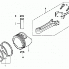 HRR216K5 VXAA LAWN MOWER, USA, VIN# MZCG-7800001 Piston + Connecting Rod