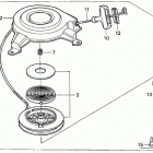 HRB215K3 HXA-A LAWN MOWER, USA, VIN# MZBA-6373580 Ручной стартер