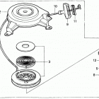 HR215K1 HXA LAWN MOWER, USA, VIN# MZAM-6200001 Recoil Starter (3)