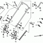 HRC216K2 PDA LAWN MOWER, USA, VIN# MAJA-1000001 Handlebar (pda)