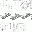 MX Z X 800R ETEC Задний амортизатор