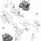 MX Z X 600RS Двигатель и крепление