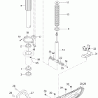 Skandic SWT V800 YetiII Передняя подвеска и лыжи