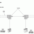 Renegade ADRENALINE 800R PTEK Жгут проводов - рулевая